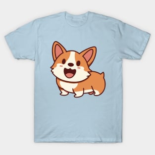 cute corgi kawaii puppy T-Shirt